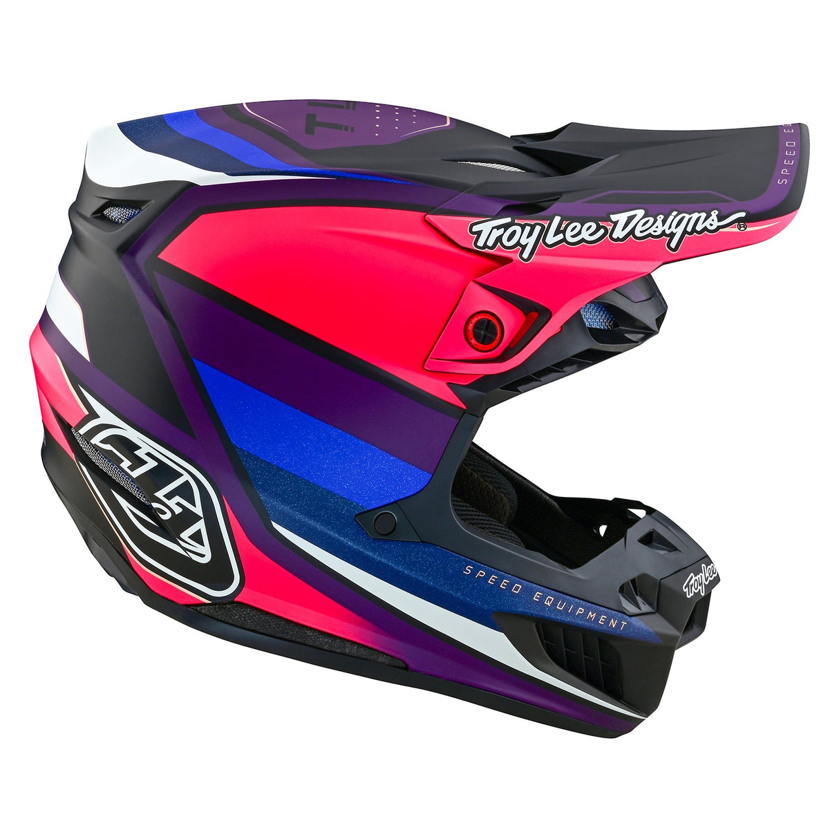 Troy Lee Designs SE5 Composite Helmet W/MIPS Reverb Black / Purple