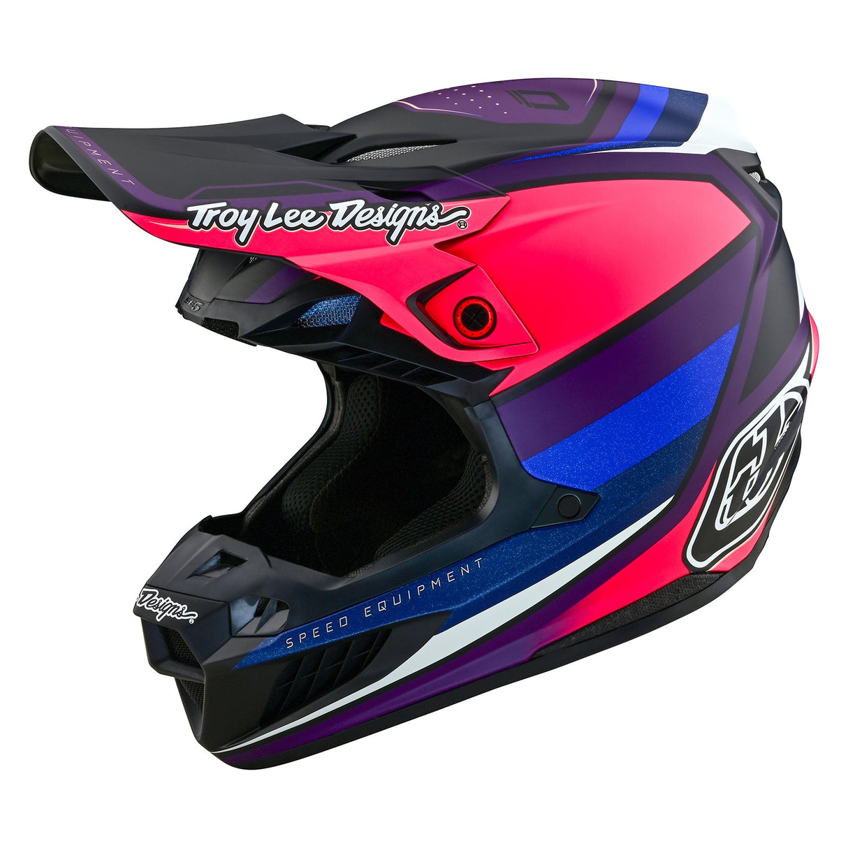 Troy Lee Designs SE5 Composite Helmet W/MIPS Reverb Black / Purple