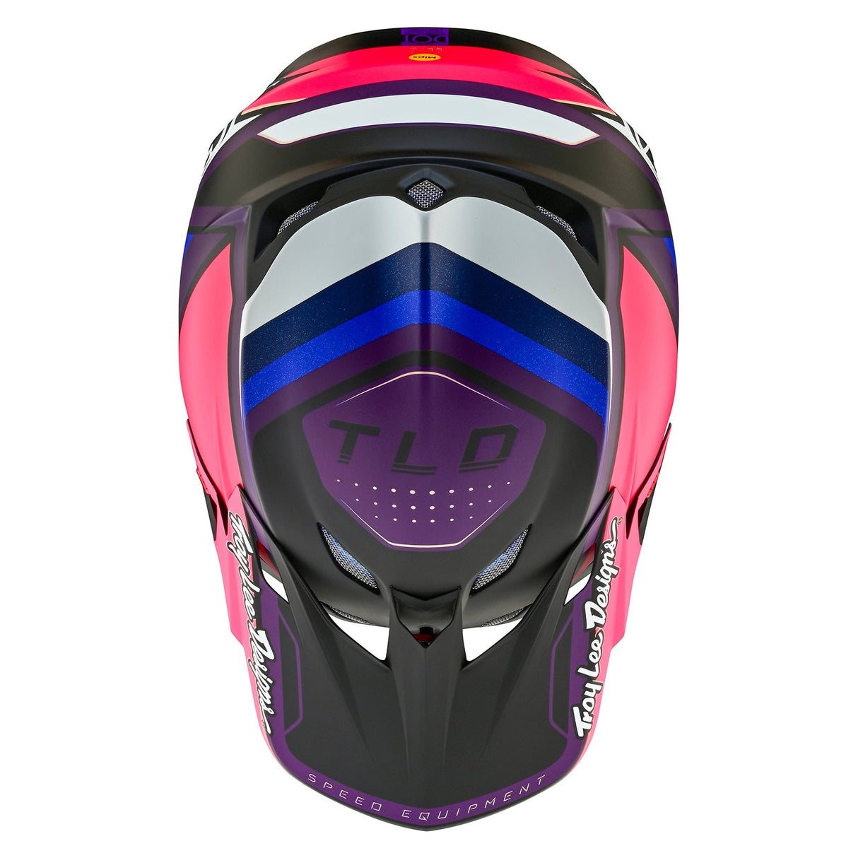 Troy Lee Designs SE5 Composite Helmet W/MIPS Reverb Black / Purple
