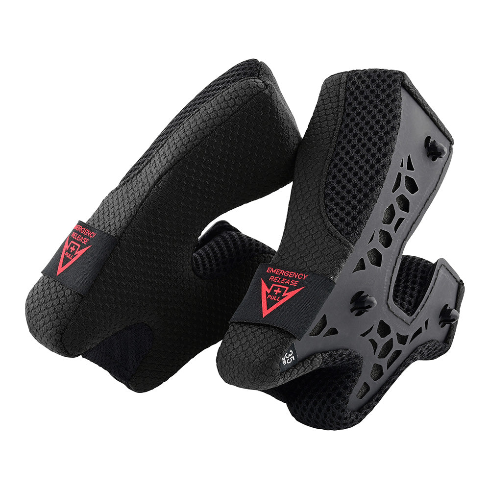 Troy Lee Designs SE5 Composite Cheekpad Set Solid Black