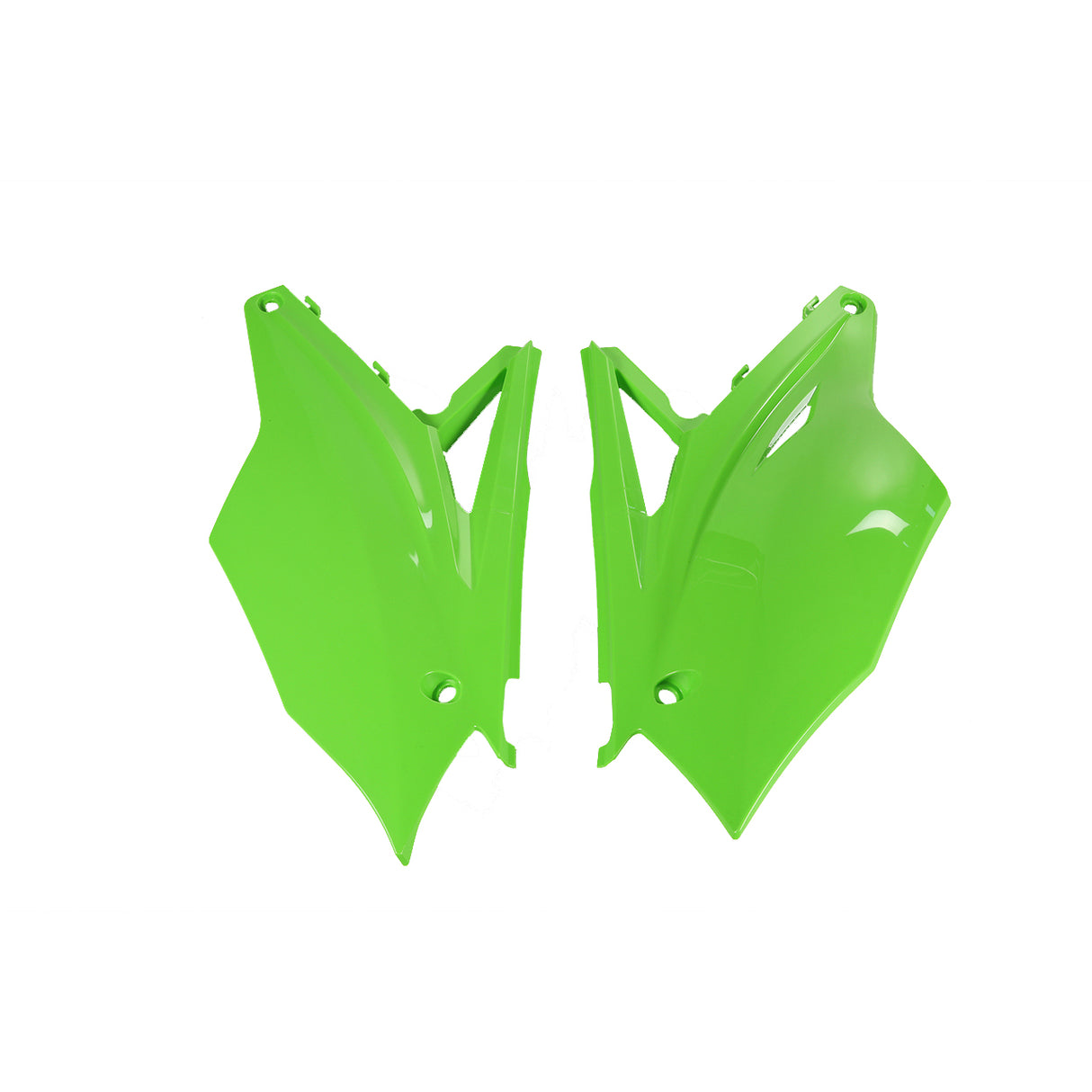 UFO Side Panels (Green) Kawasaki KXF250 17-20 KXF450 16-18