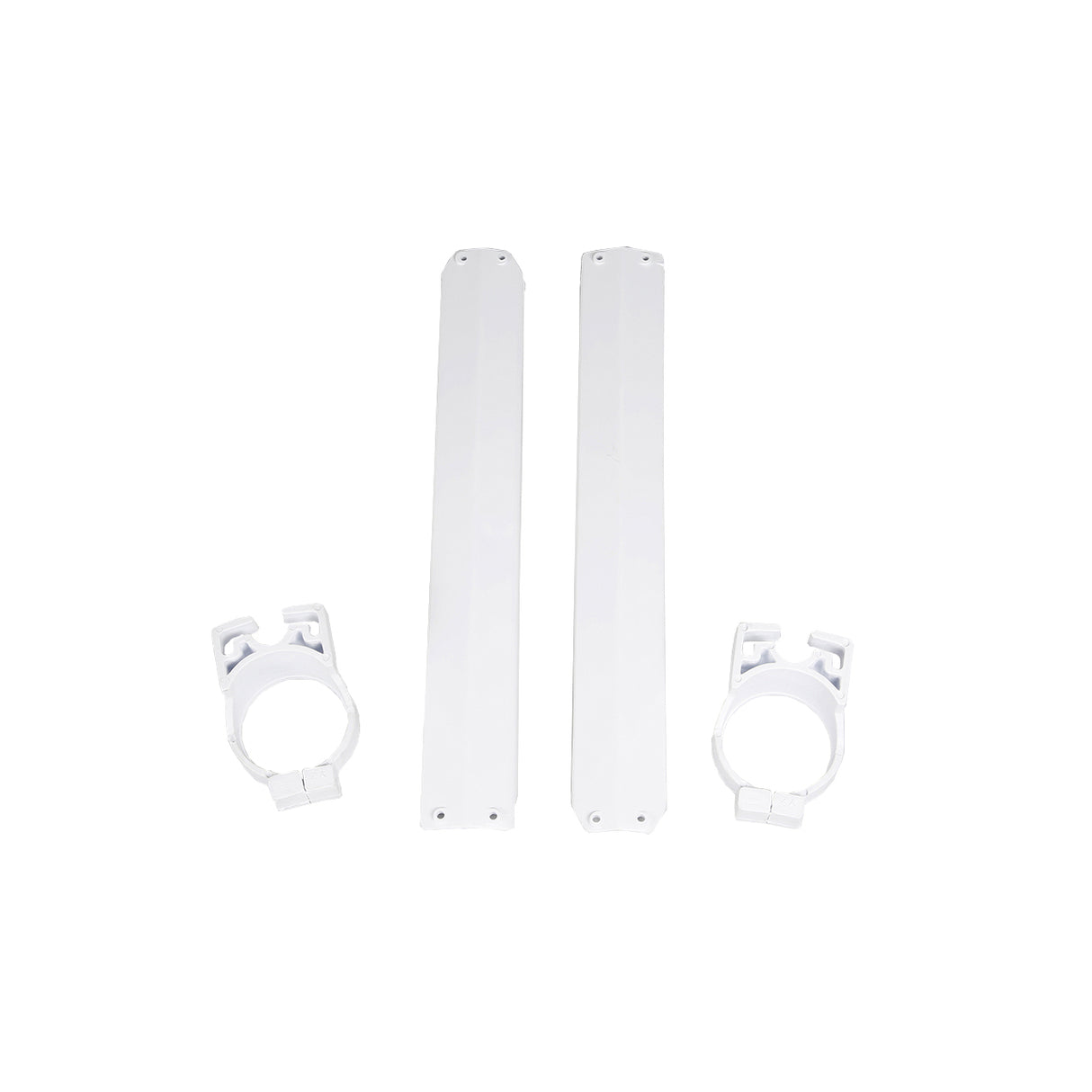 UFO Fork Slider Protectors (White) Yamaha YZ125/250 89-89
