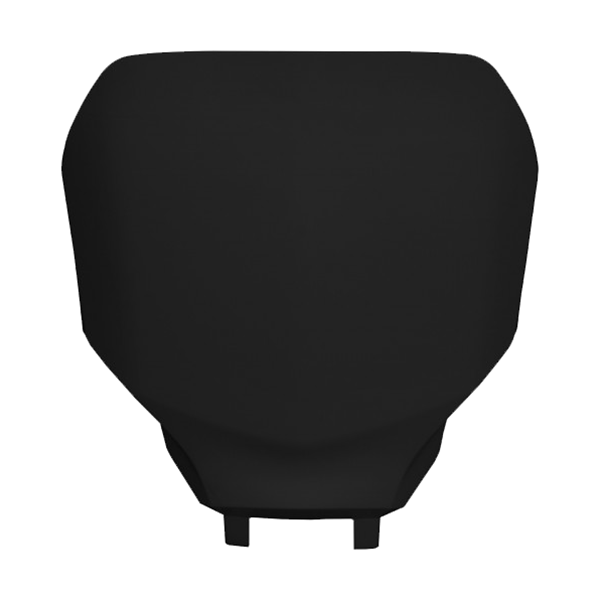 UFO Front Number Plate (Black) Yamaha YZF450 23-24