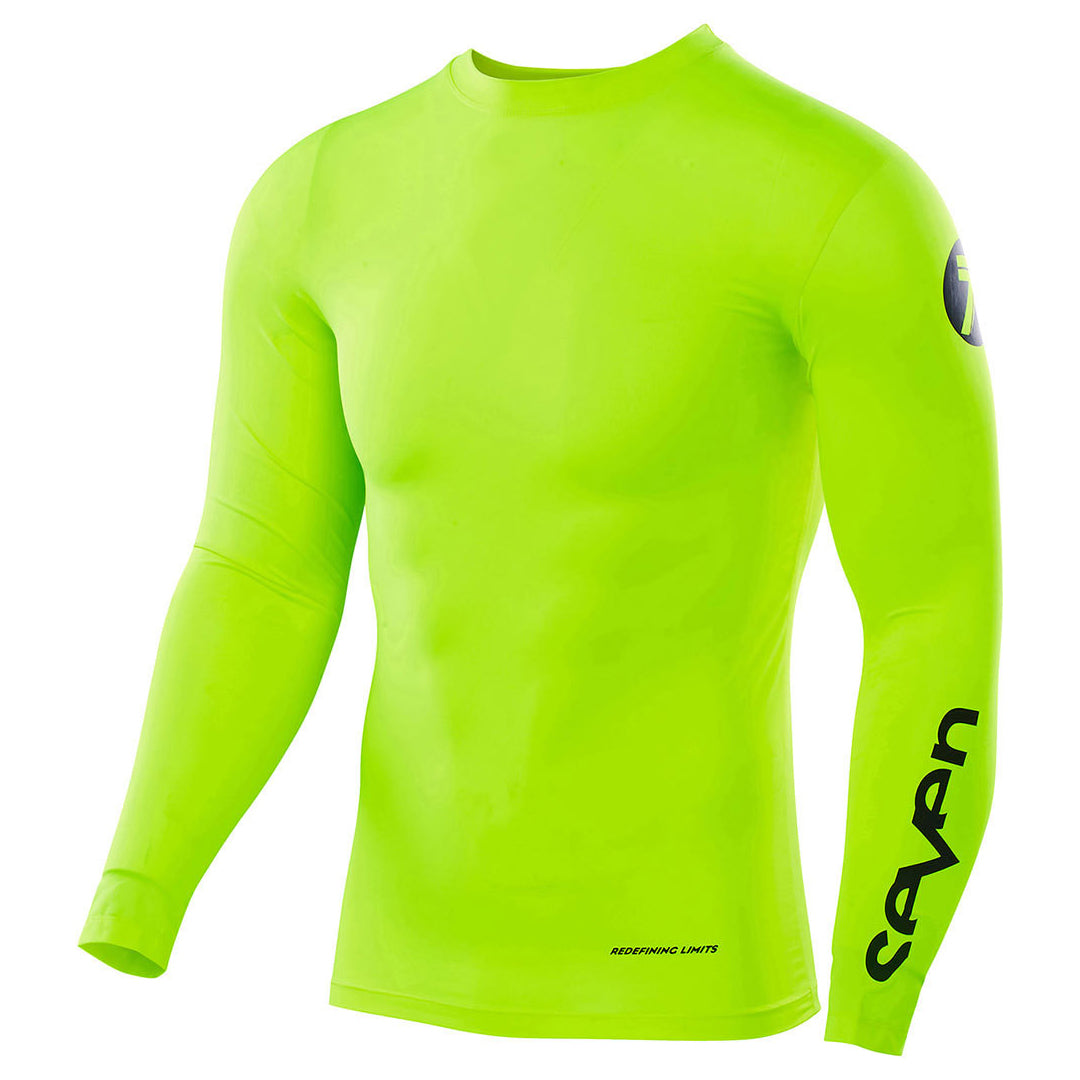Seven MX Zero Adult Compression Jersey (Flo Yellow)