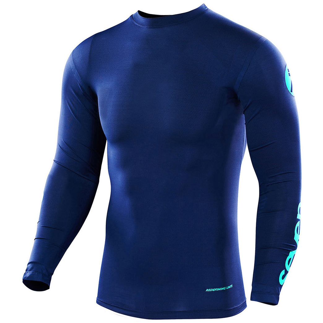 Seven MX Zero Adult Compression Jersey (Navy)