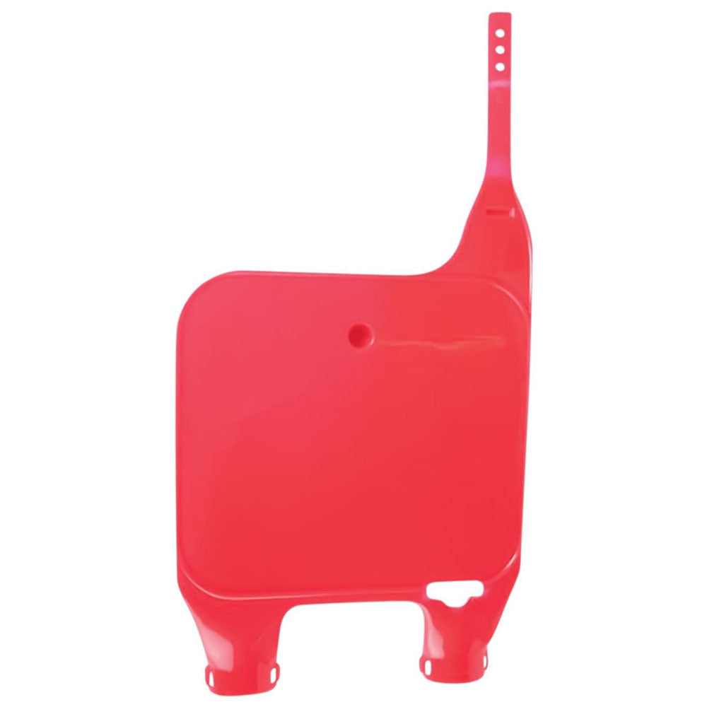 FRONT NUMBER PLATE HONDA CR125-250 90-94, CR500 90-94 FLUORESCENT