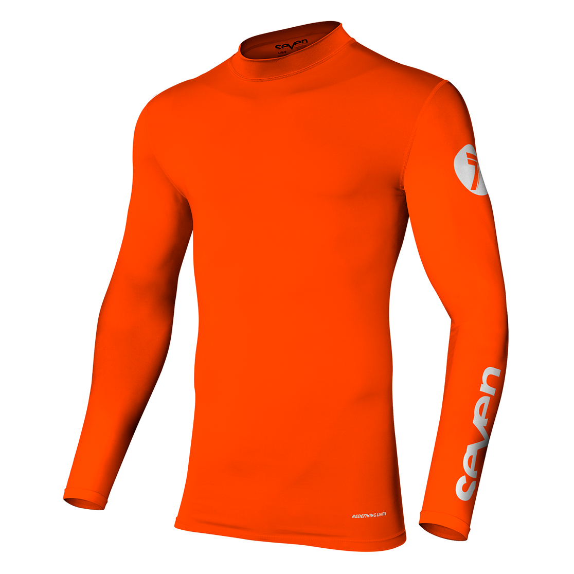 Seven MX Zero Adult Compression Jersey (Flo Orange)