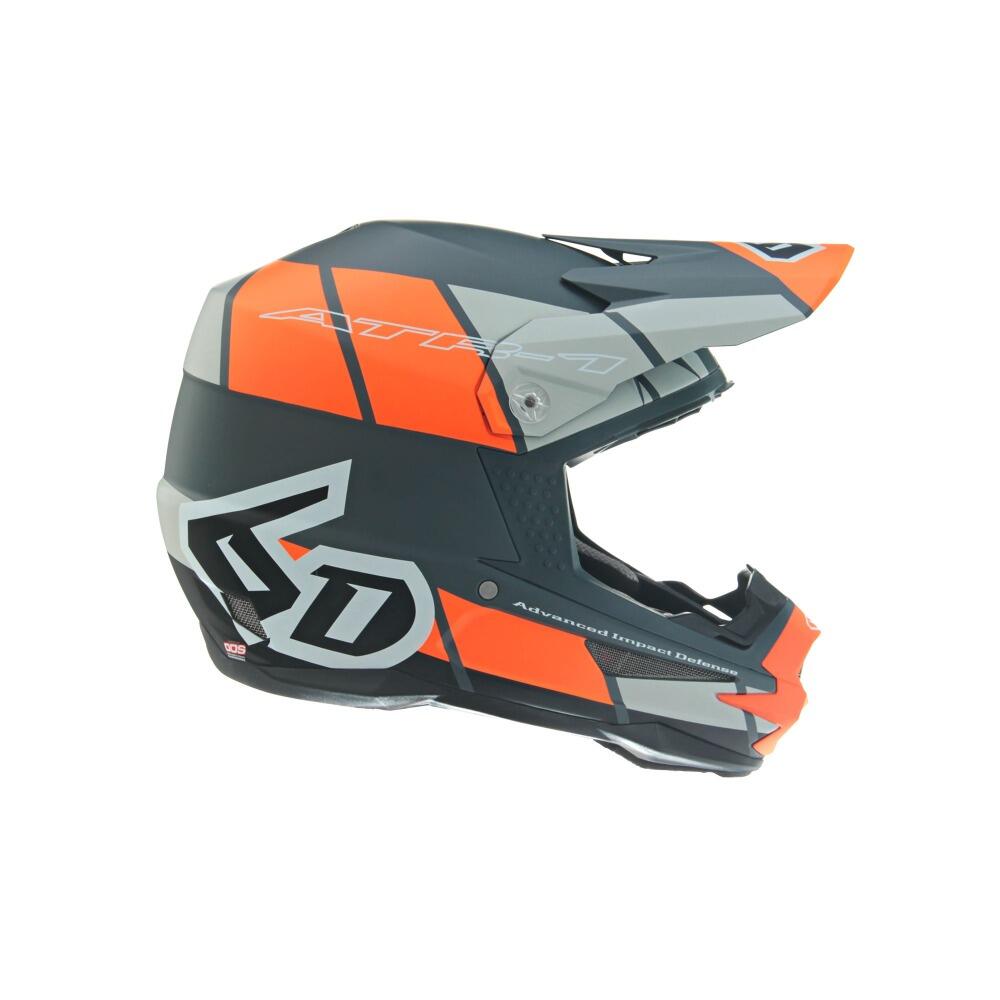 ATR-1 Shear Orange/Grey/Black Helmet - High-Performance Safety Gear with Bold Design