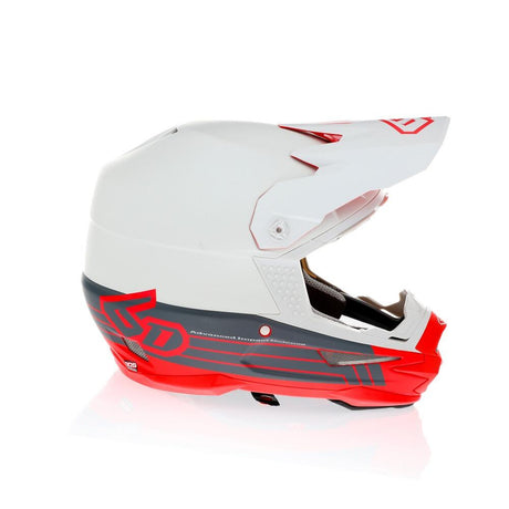 ATR-1 Split - Red helmet with sleek design and vibrant red color.