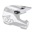 White and black ATR-2 Visor Sector helmet accessory on a white background.