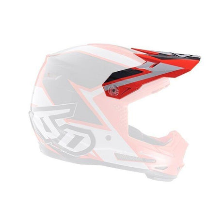 ATR-2Y Visor Strike Orange White Helmet Accessory Image