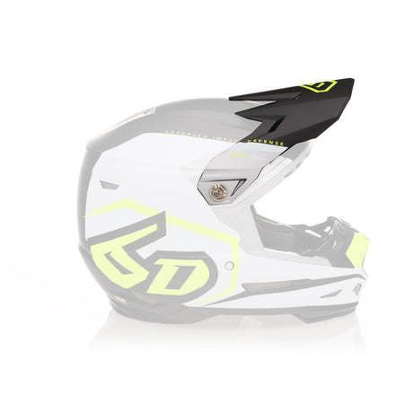 ATR-2 Visor Delta in Neon Yellow with sleek design and vibrant color.
