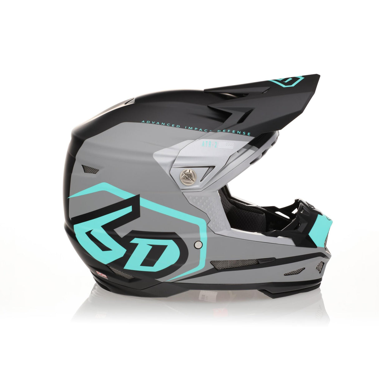 ATR-2 Delta Helmet in Teal with Aerodynamic Design and Advanced Safety Features