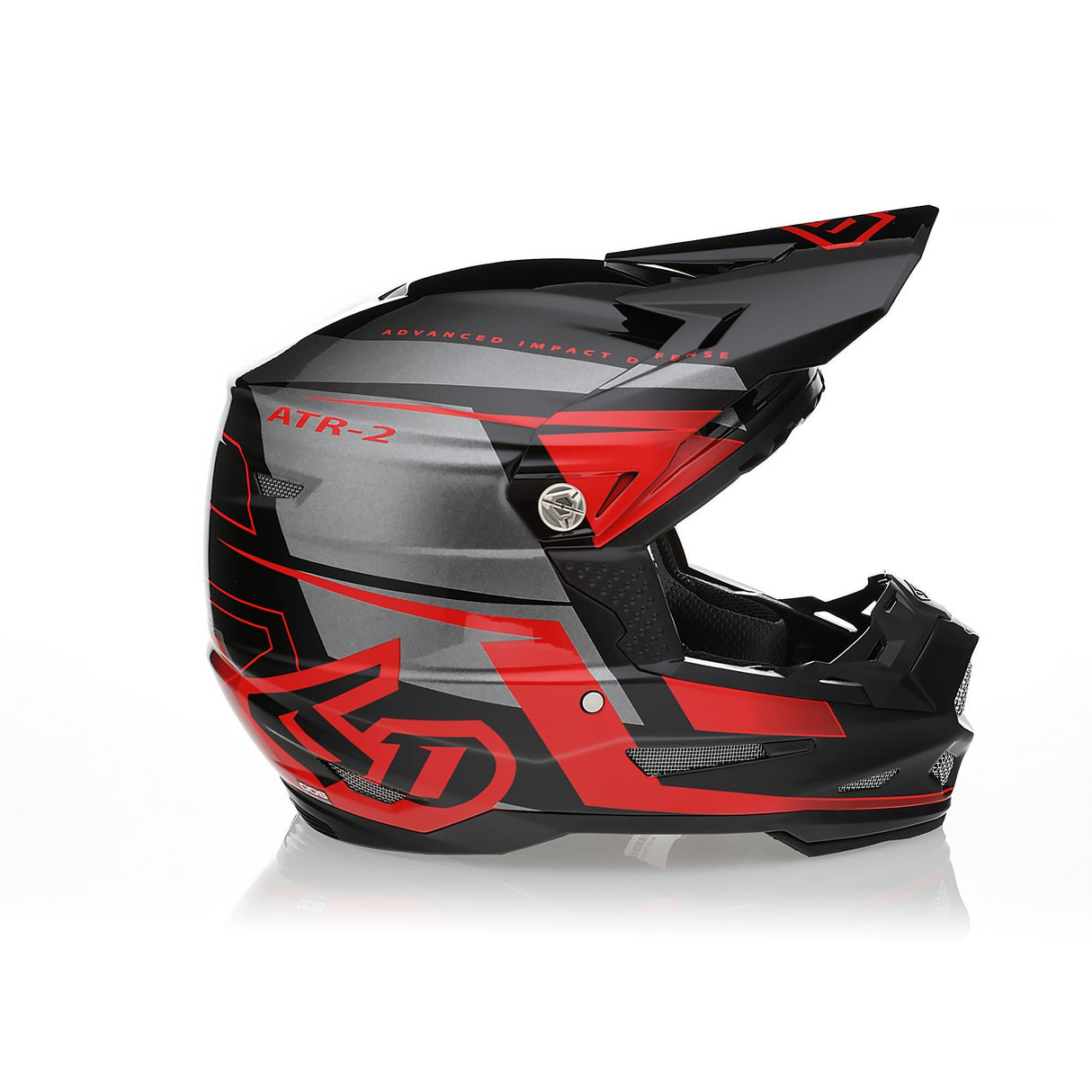 ATR-2 Mach Helmet in Red, Grey, and Black Colorway