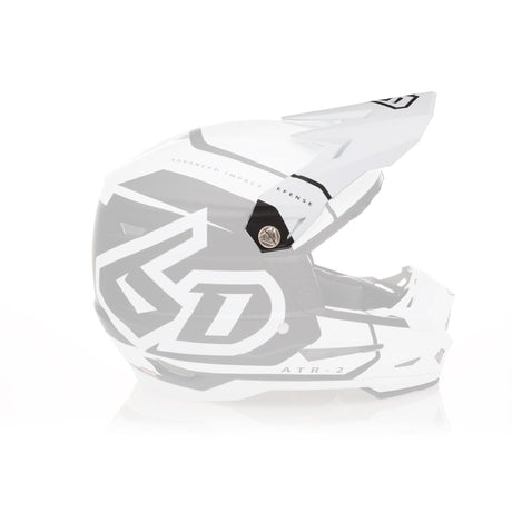 White Matte ATR-2 Visor Torque with sleek design and durable finish.
