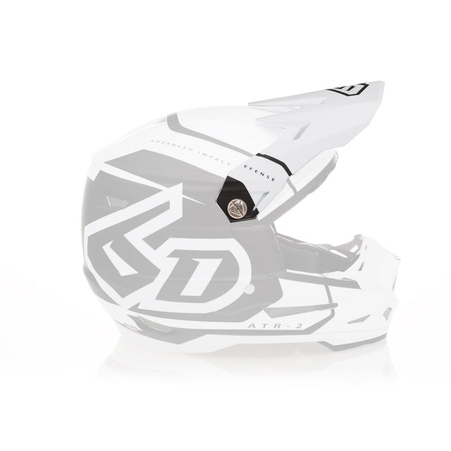 White Matte ATR-2 Visor Torque with sleek design and durable finish.