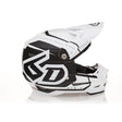 White Matte ATR-2 Torque Helmet with sleek design and aerodynamic features.