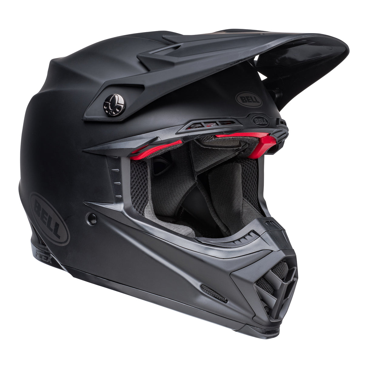 Bell MX 2025 Moto-9S Flex Adult Helmet (Matte Black)