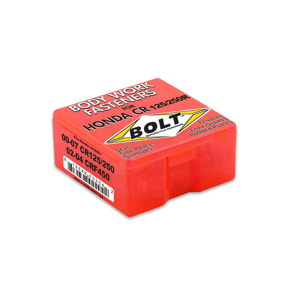 Plastic Fastener Kit Honda Cr125 00-07, Cr250 00-07, Crf450R 02-04