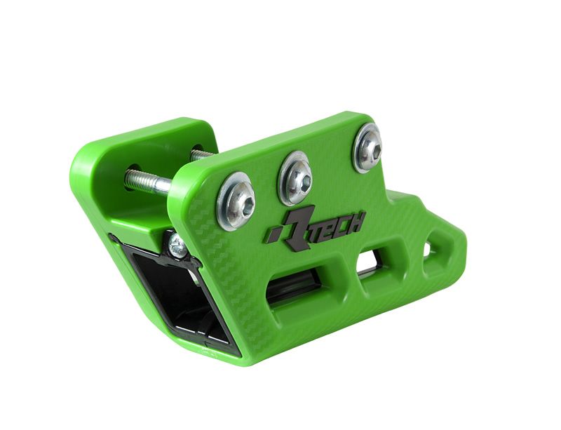 Rtech R2.0 Worx Chain Guide Kawasaki KXF250/450 09-24 (Green/Black)