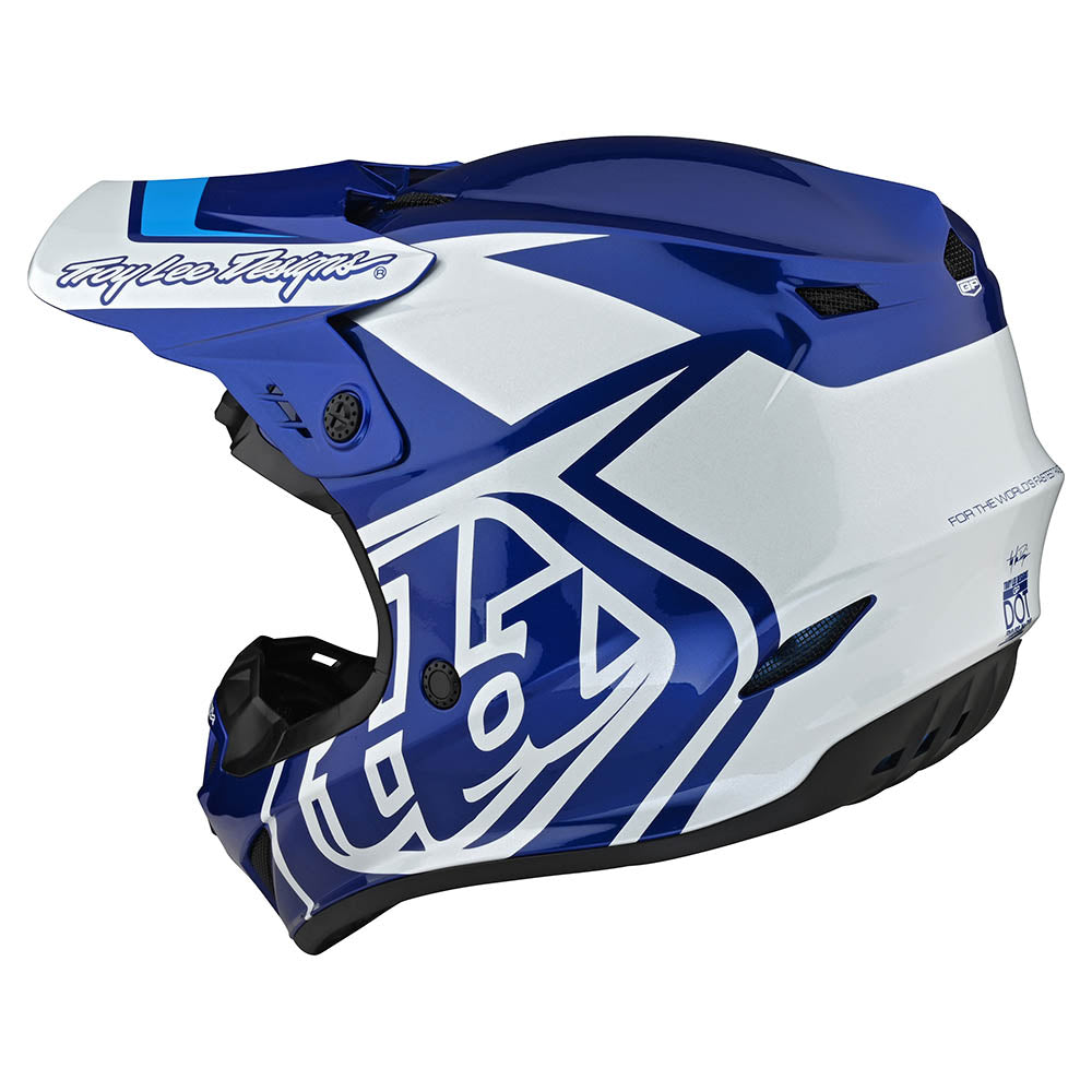 Troy Lee Designs GP Helmet Overload Blue / White