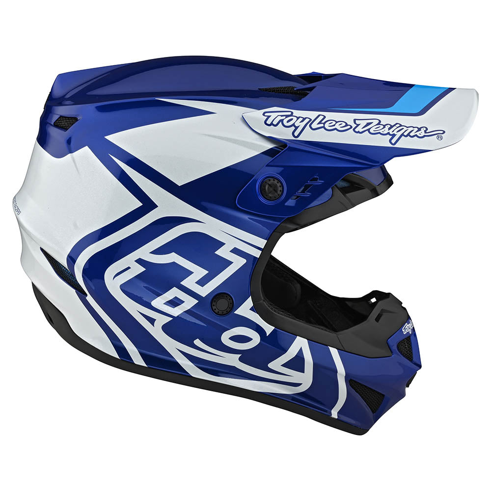 Troy Lee Designs GP Helmet Overload Blue / White