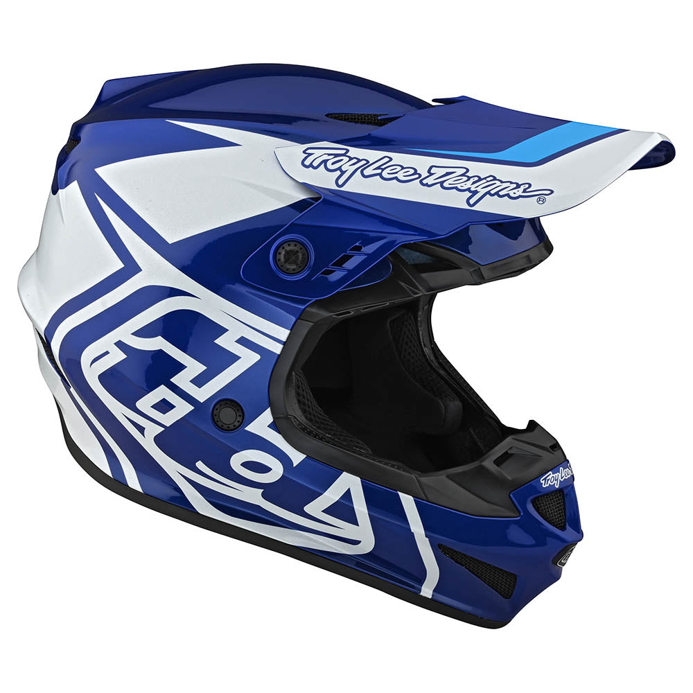 Troy Lee Designs GP Helmet Overload Blue / White