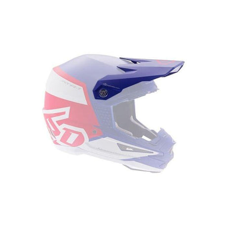 ATR-1 Visor Flight Red White Blue motocross helmet accessory displaying bold red, white, and blue colors.