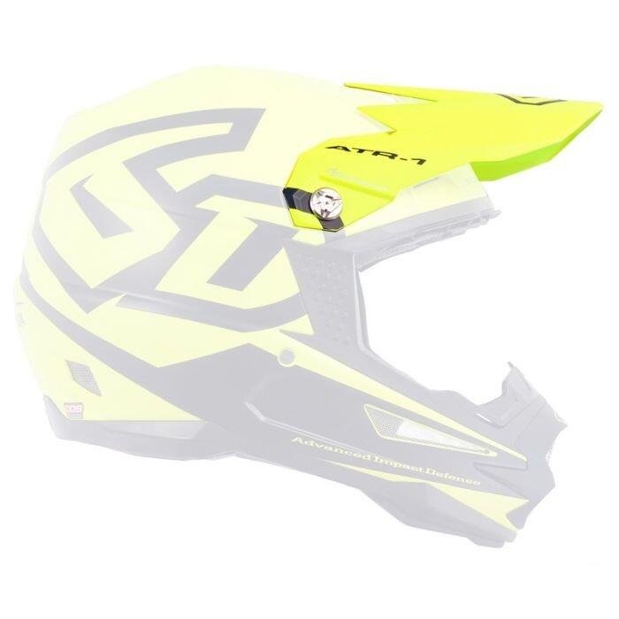ATR-1 Visor Macro Neon Yellow displaying vibrant color and sleek design.