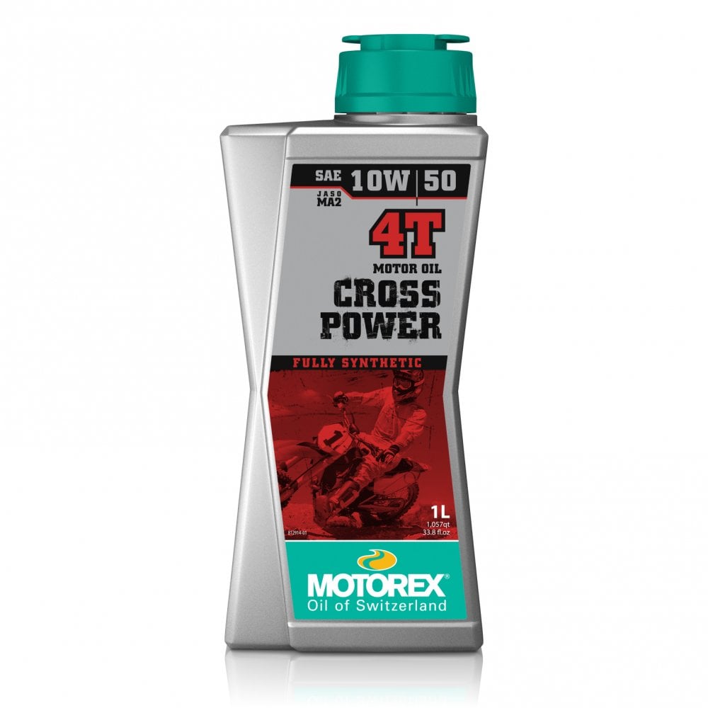 MOTOREX CROSS POWER FULLY SYNTH 4T 10w/50 JASO MA2 MOTORCYCLE OIL
