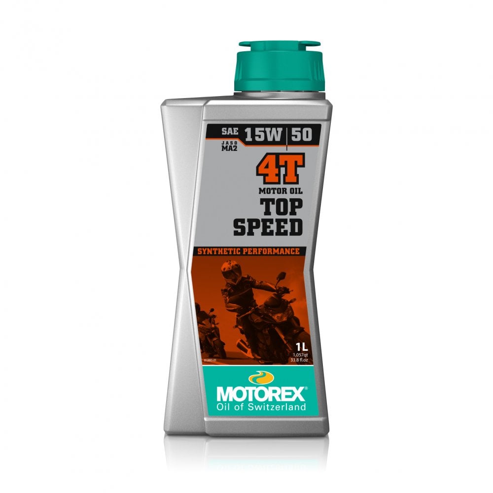 MOTOREX TOP SPEED 4T SYNTHETIC HIGH PERFORMANCE JASO MA2 15w/50 1L