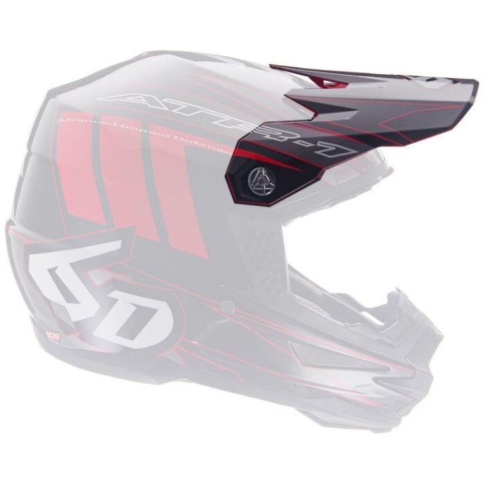 ATR-1 Visor Point Black Red Helmet Visor