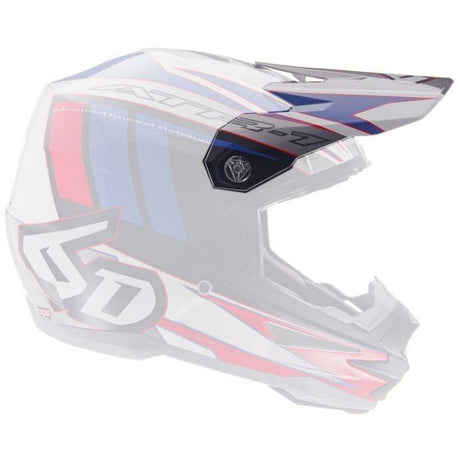 ATR-1 Visor Point Red White Blue helmet accessory with vibrant red, white, and blue design.