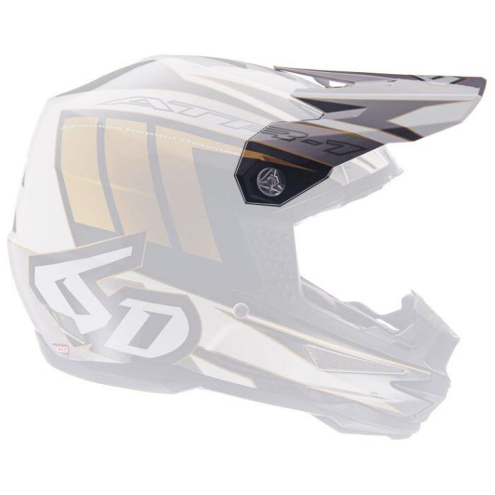 ATR-1 Visor Point White Gold Helmet Accessory