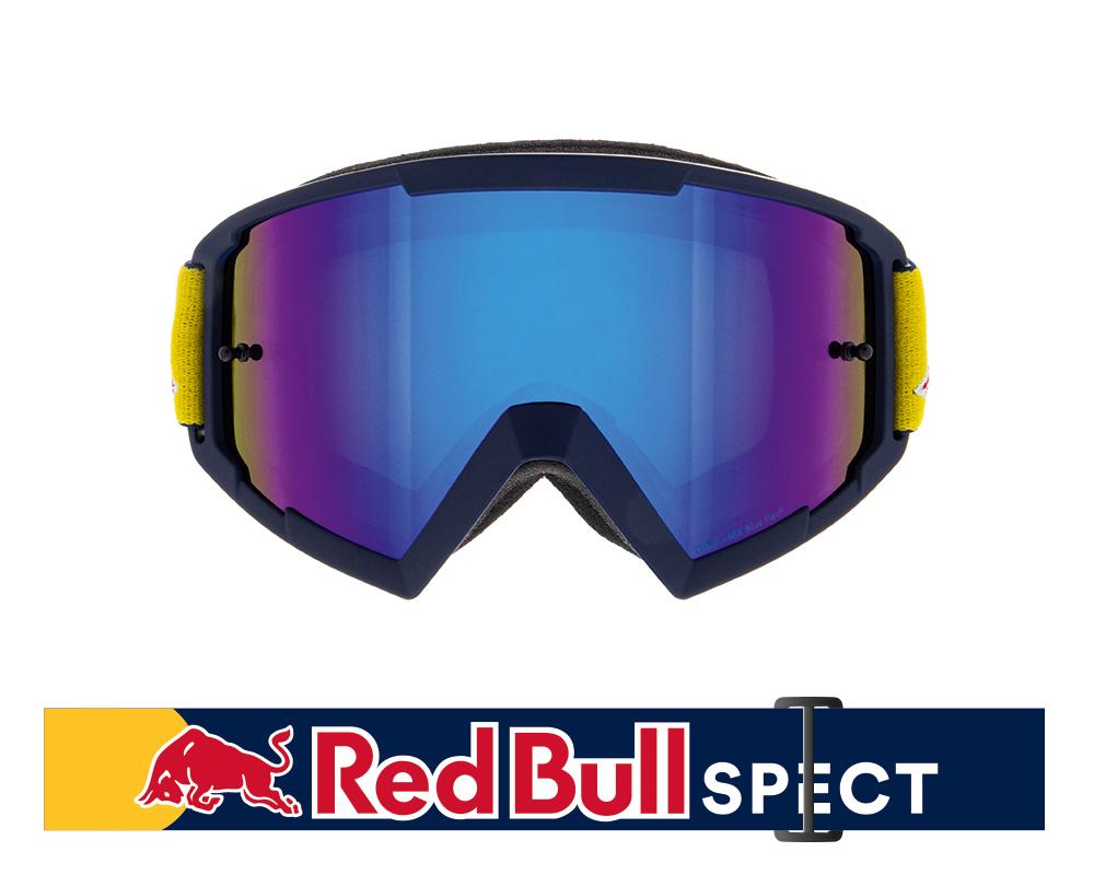 Red Bull SPECT Whip Dark Blue - Grey/Blue Mirror Lens