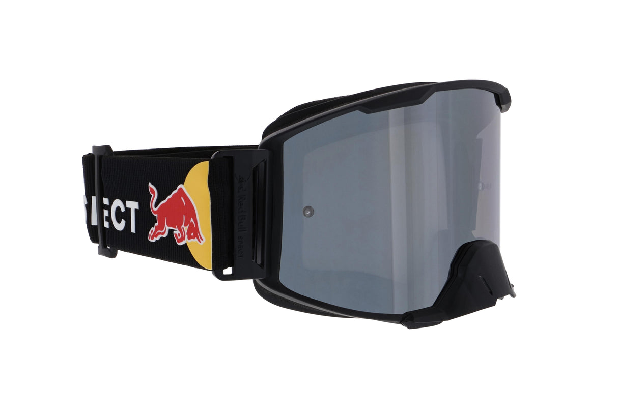 Red Bull SPECT Strive Black - Smoke/Silver Mirror Double Lens