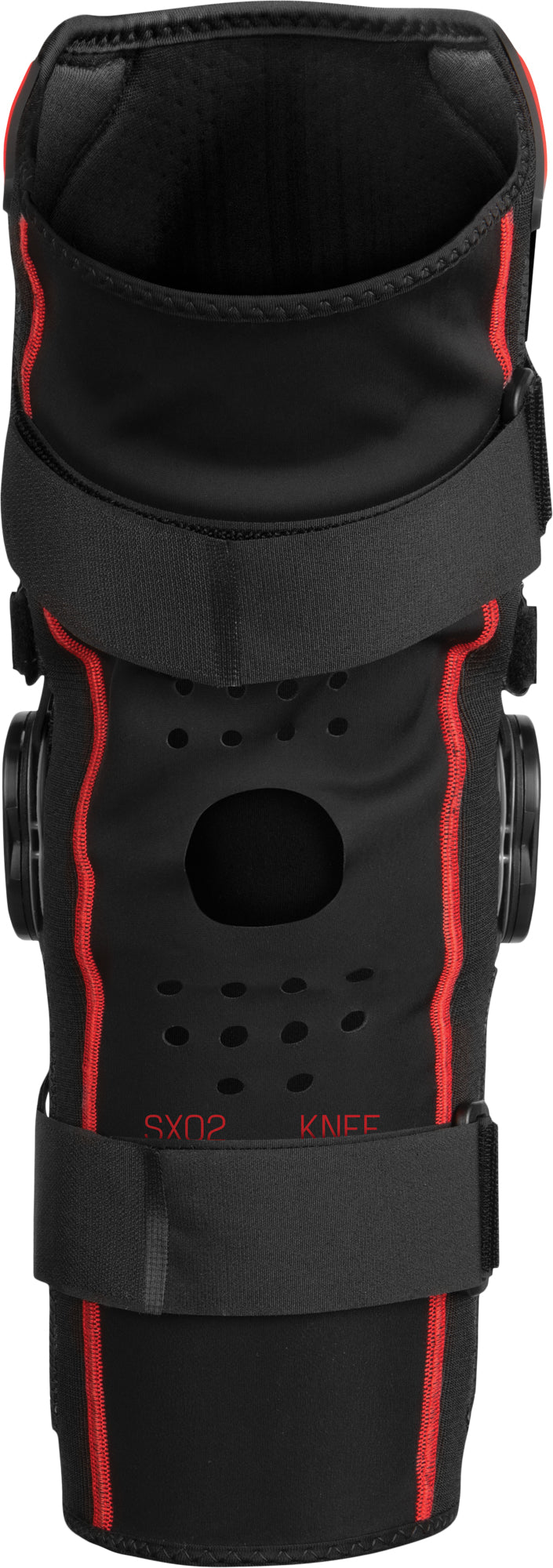 EVS SX02 Knee Brace Adult (Black/Red) Each