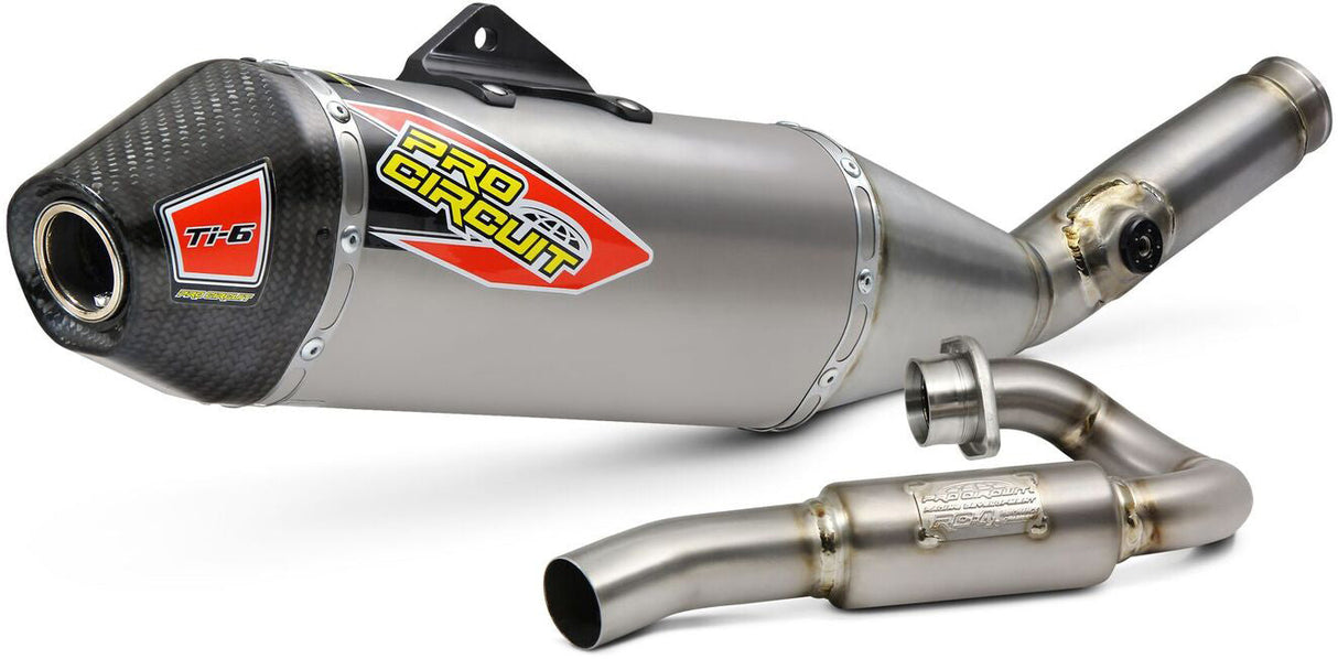 Pro Circuit Ti-6 System with carbon end cap Kawasaki KX450 19-23