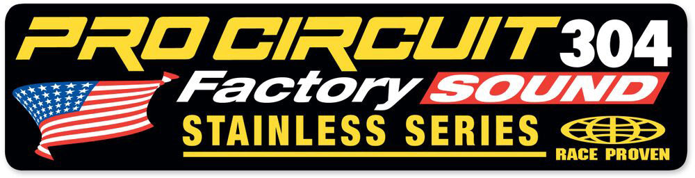 Pro Circuit Factory Sound 304 silencer decal