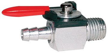 Motion Pro Fuel Valve 1/4" NPT X 1/4" Barb Straight