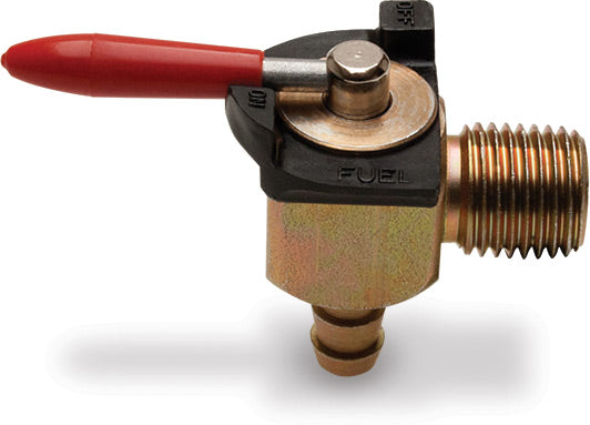 Motion Pro Fuel Valve 1/4" NPT X 1/4" Barb 90 Degree