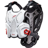 ALPINESTARS WHITE BLACK RED A-1 ROOST GUARD