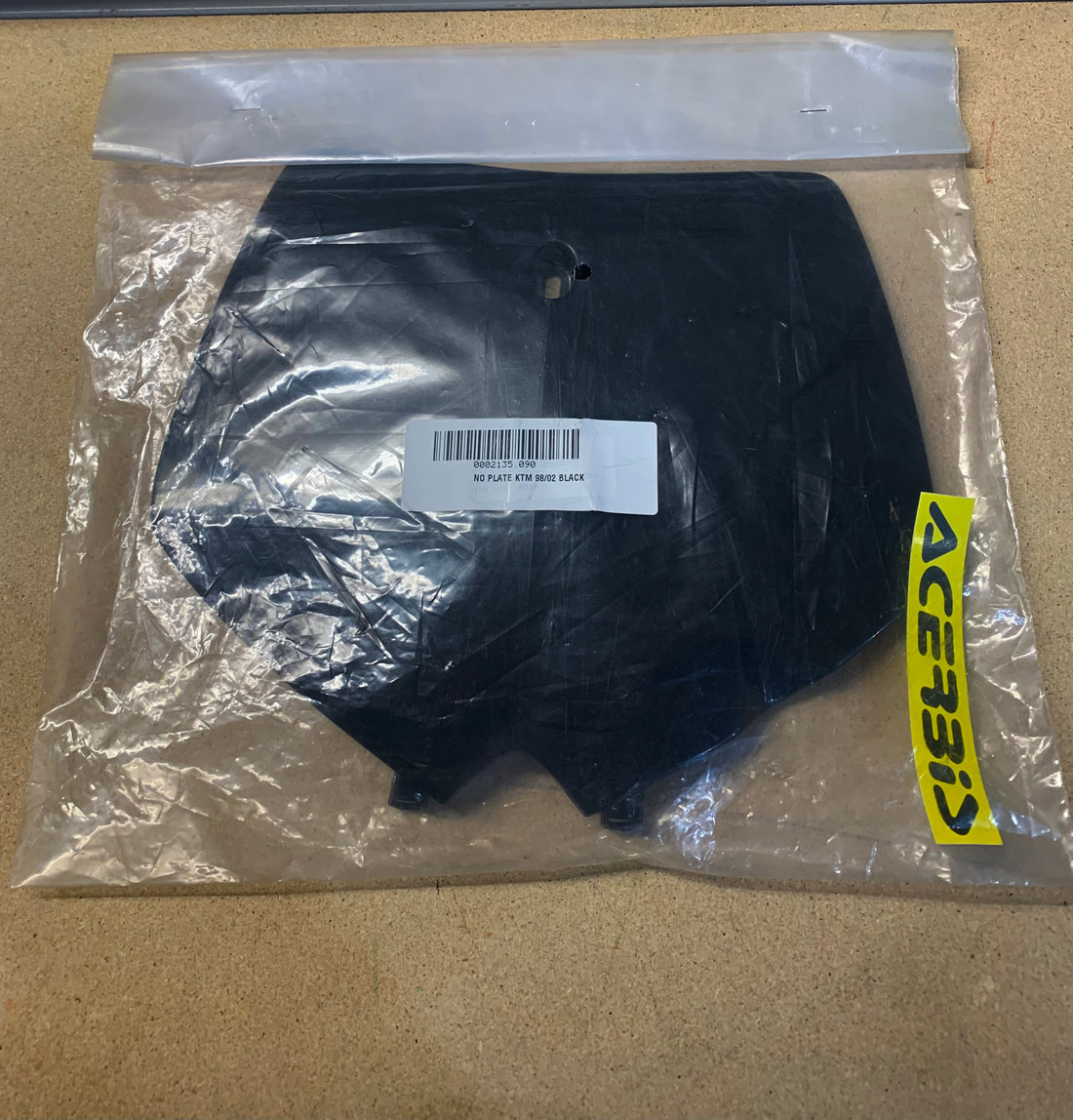 Acerbis Number Plate KTM 1998 - 2002 Silver