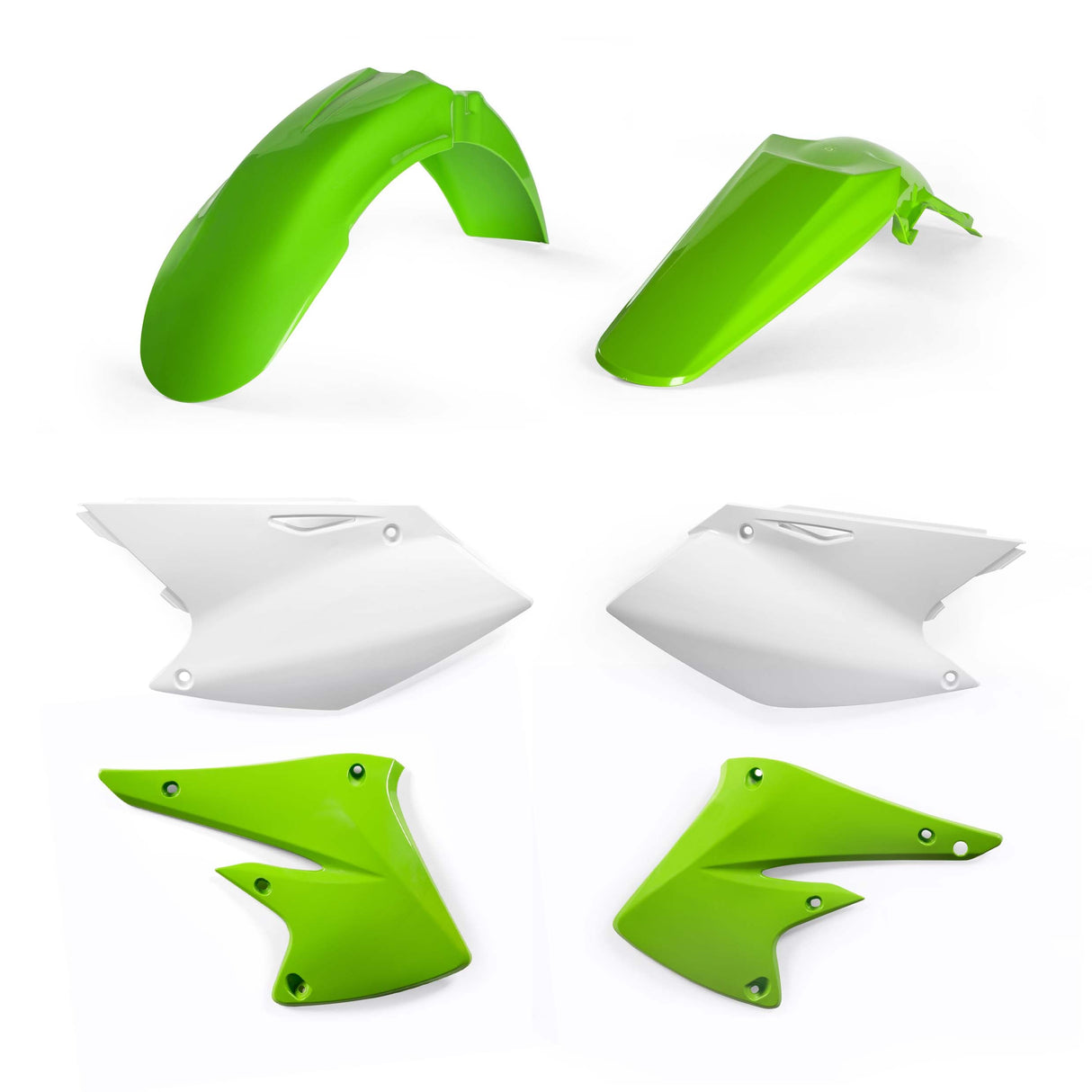 Acerbis Standard Plastic Kit Kawasaki KX250F 2004 - 2005 OEM Colours