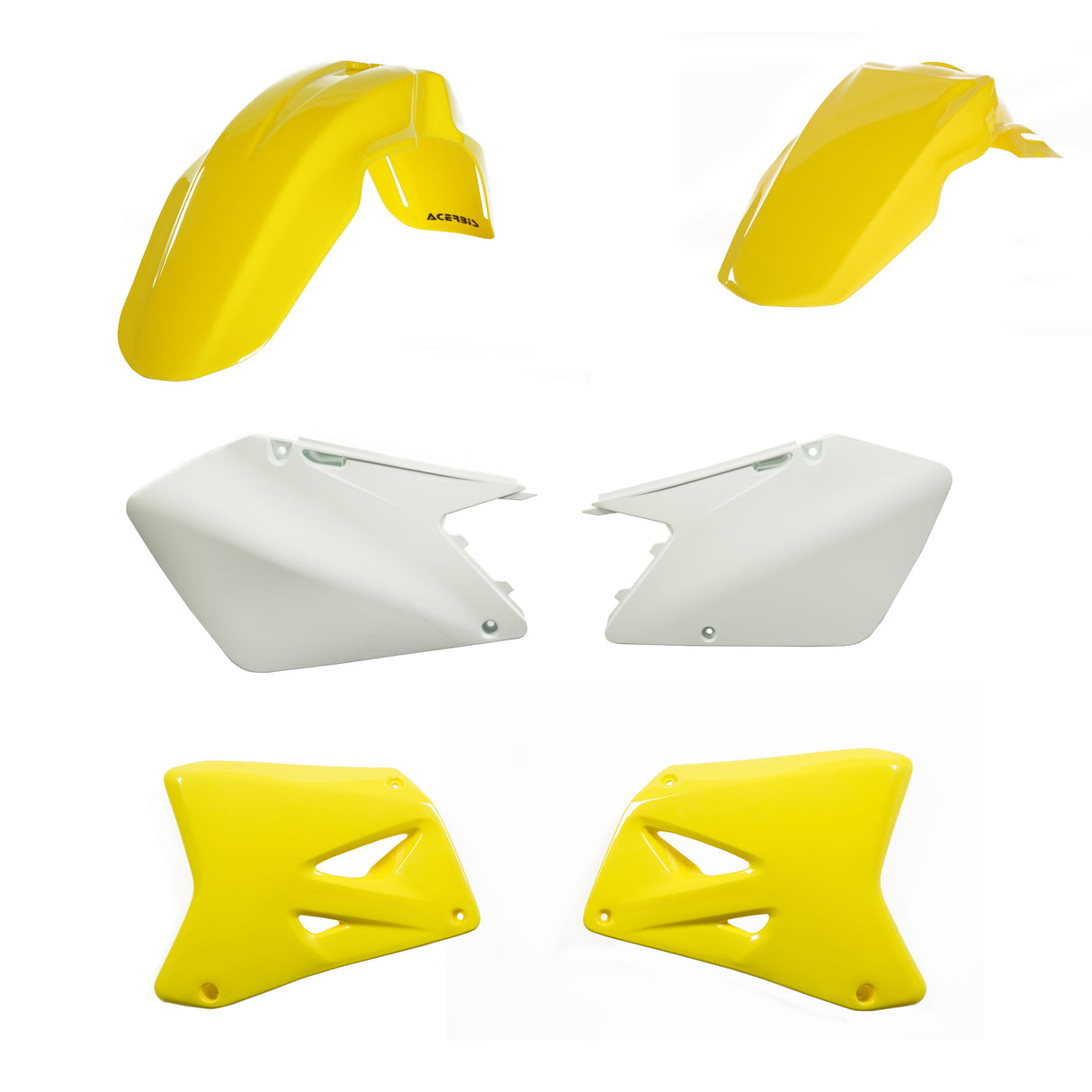 Acerbis Standard Plastic Kit Suzuki RM125 / RM250 2003 - 2009 OEM Colours