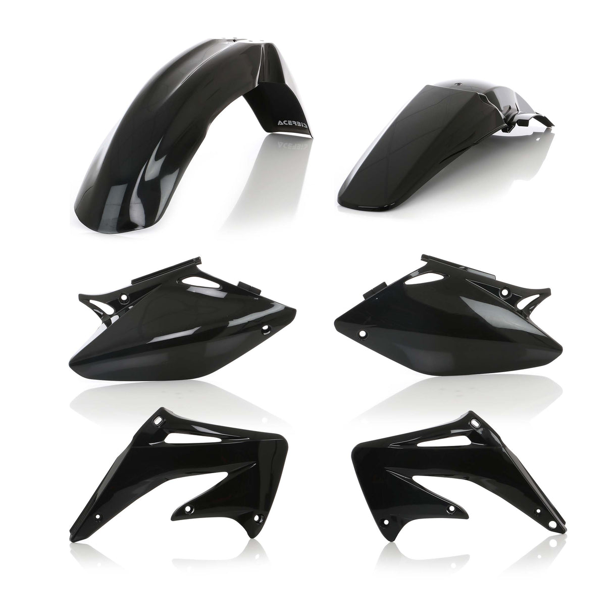 Acerbis Standard Plastic Kit Honda CRF450R 2002 - 2003 Black