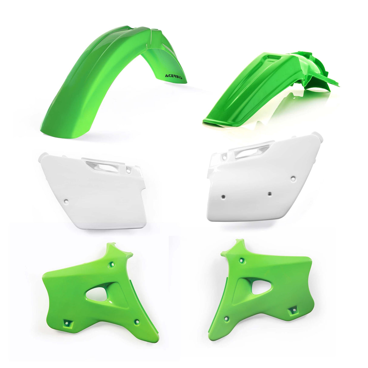 Acerbis Standard Plastic Kit Kawasaki KX125 / KX250 1994 - 1998 OEM Colours