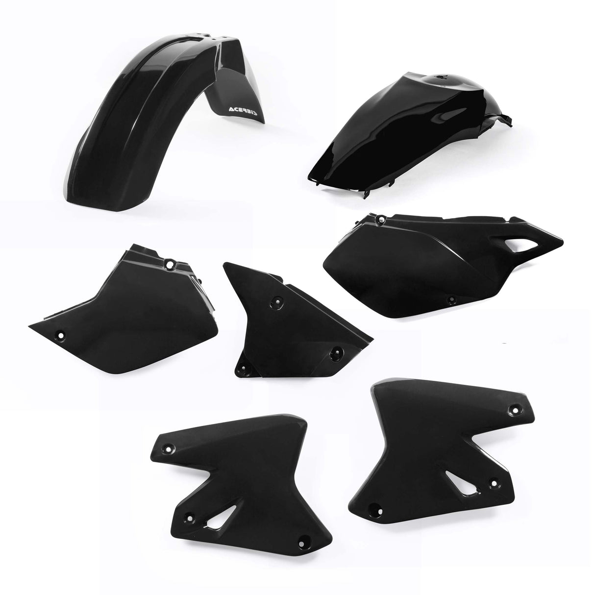 Acerbis Standard Plastic Kit Suzuki DR-Z400 / Kawasaki KLX400 2000 - 2010 Black