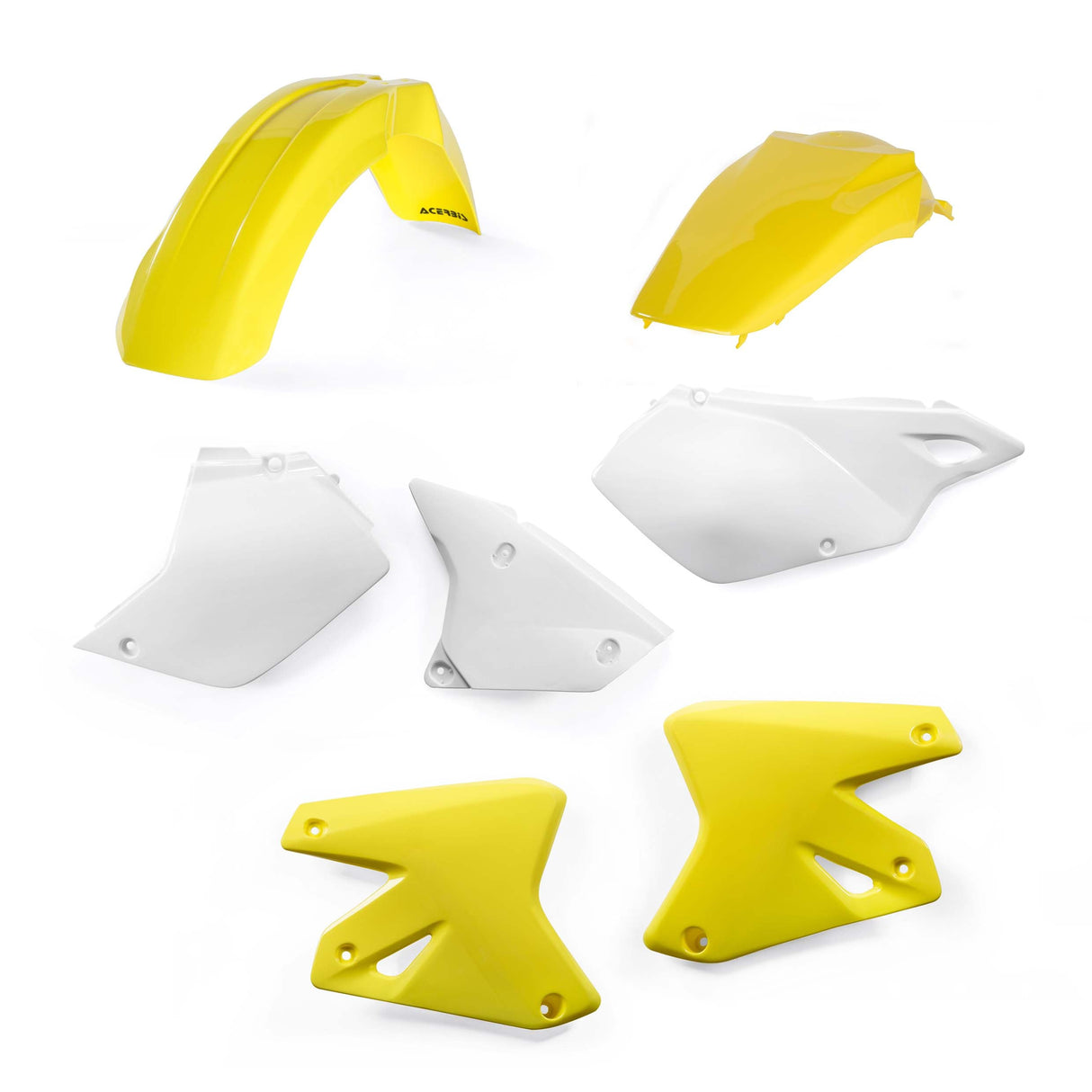 Acerbis Standard Plastic Kit Suzuki DR-Z400 / Kawasaki KLX400 2000 - 2010 OEM Colours