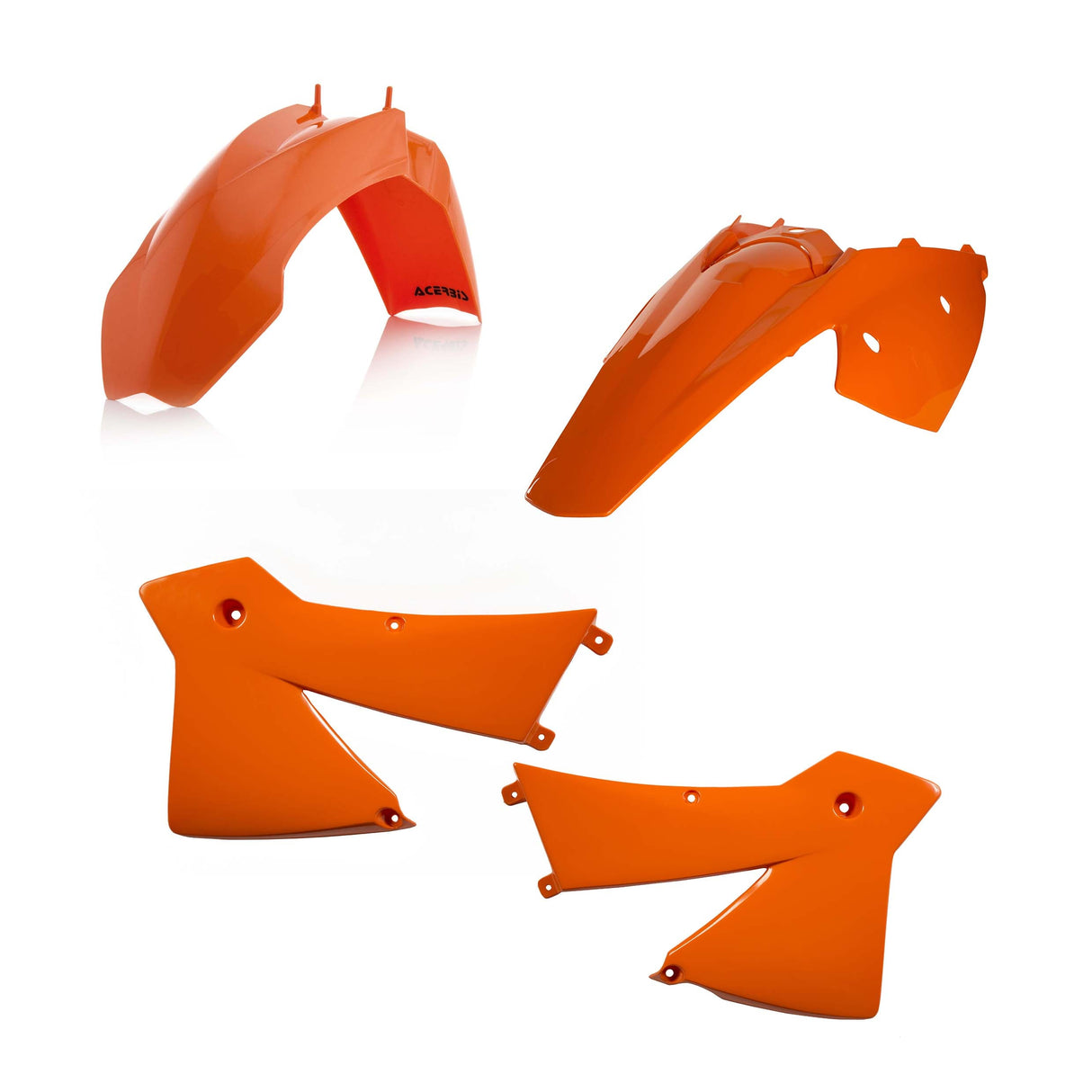 Acerbis Standard Plastic Kit KTM EXC 2-Stroke / 4-Stroke 2003 - 2004 Orange